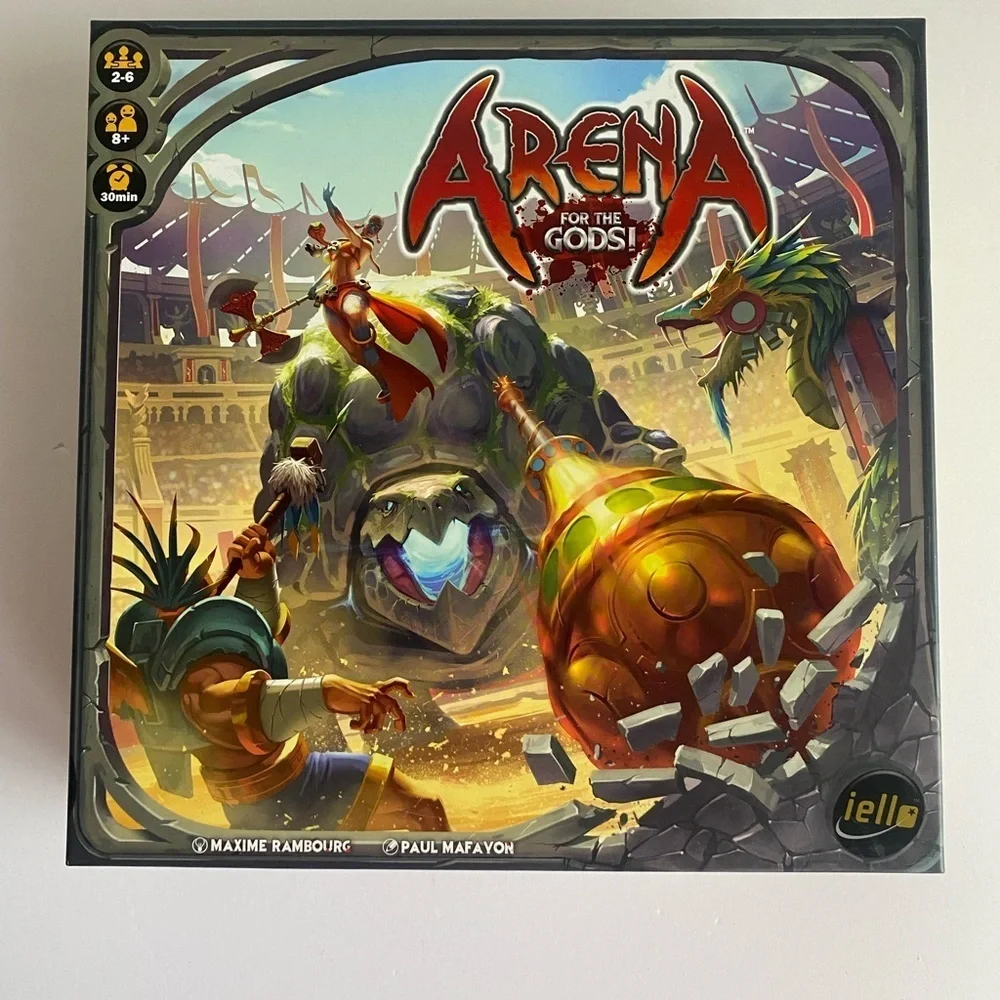 Arena for the Gods Board Game‎ Strategic Battle by IELLO Battle Arena Complete